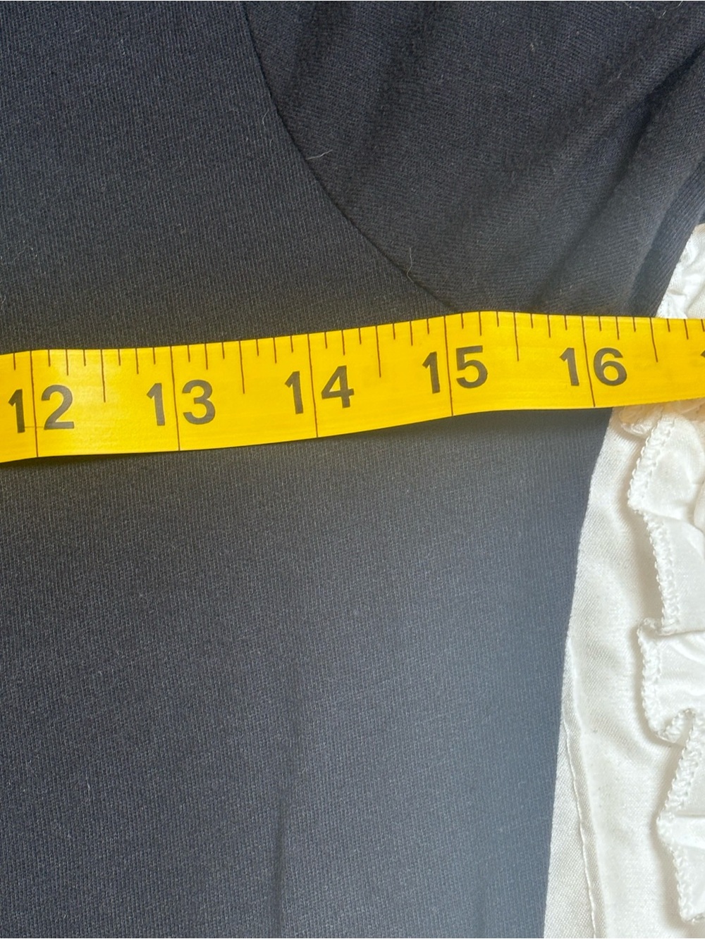 Hollister Navy Long Sleeve Tee with White Logo - Picture 6 of 7